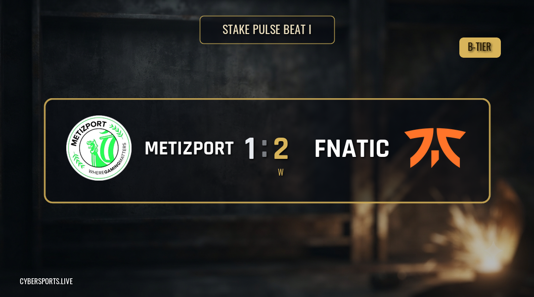 Fnatic take down Metizport 2-1 at Stake Pulse Beat I