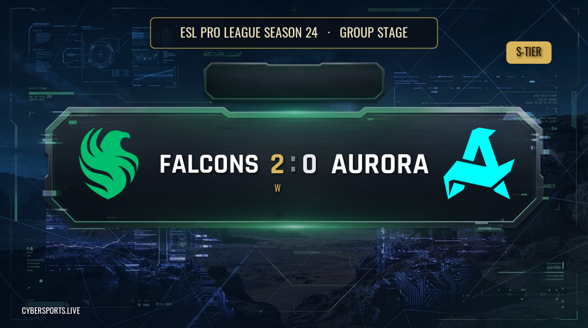 Team Falcons - Aurora Gaming / ESL Pro League Season 24