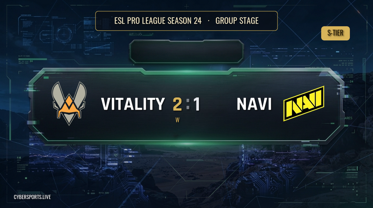 Team Vitality - Natus Vincere / ESL Pro League Season 24