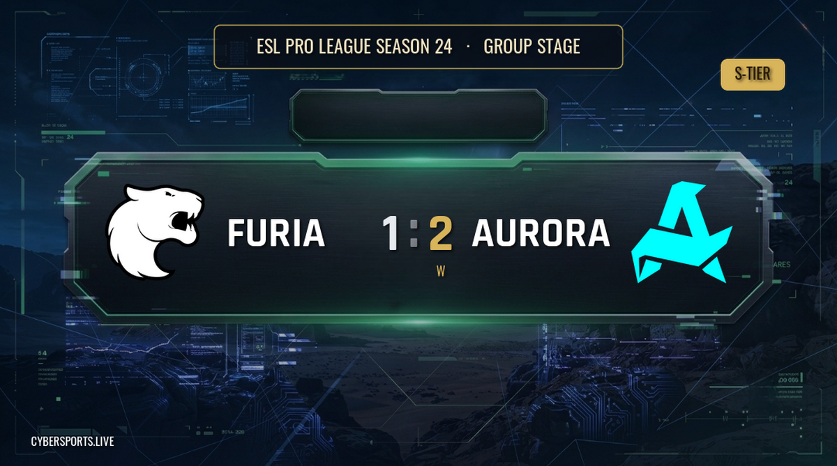 FURIA - Aurora Gaming / ESL Pro League Season 24