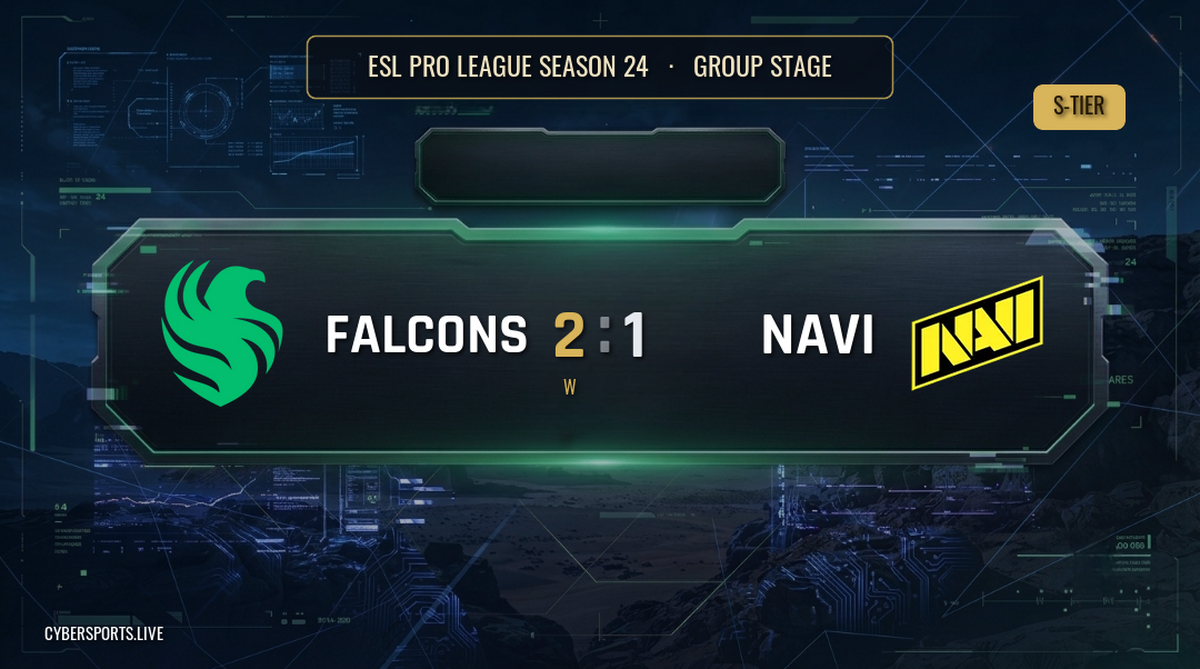 Team Falcons - Natus Vincere / ESL Pro League Season 24