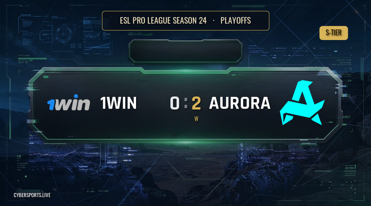 1Win - Aurora Gaming / ESL Pro League Season 24
