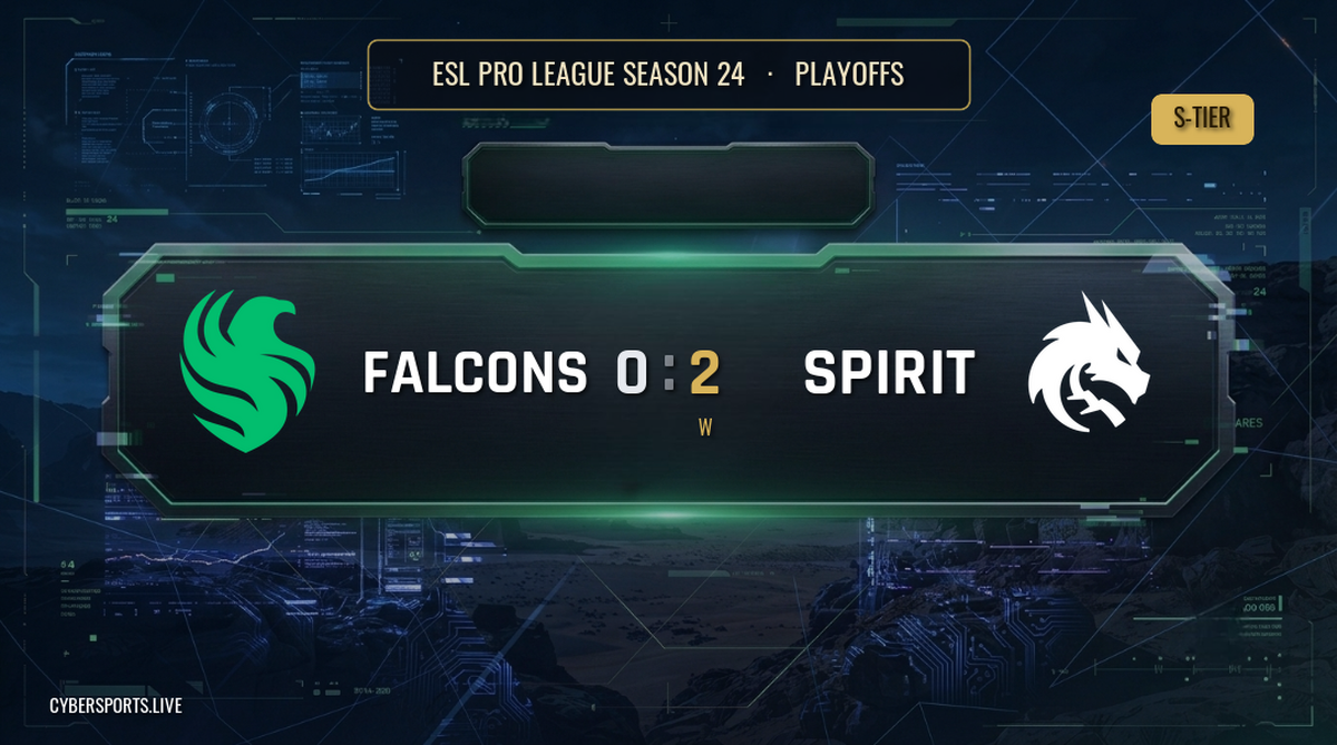 Team Falcons - Team Spirit / ESL Pro League Season 24