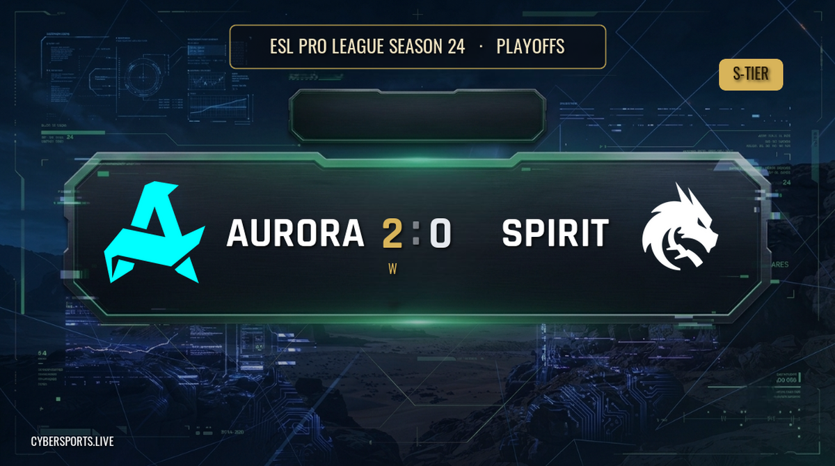 Aurora Gaming - Team Spirit / ESL Pro League Season 24