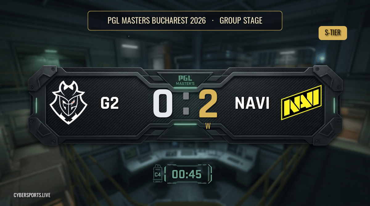 G2 Esports - Natus Vincere / PGL Masters Bucharest 2026