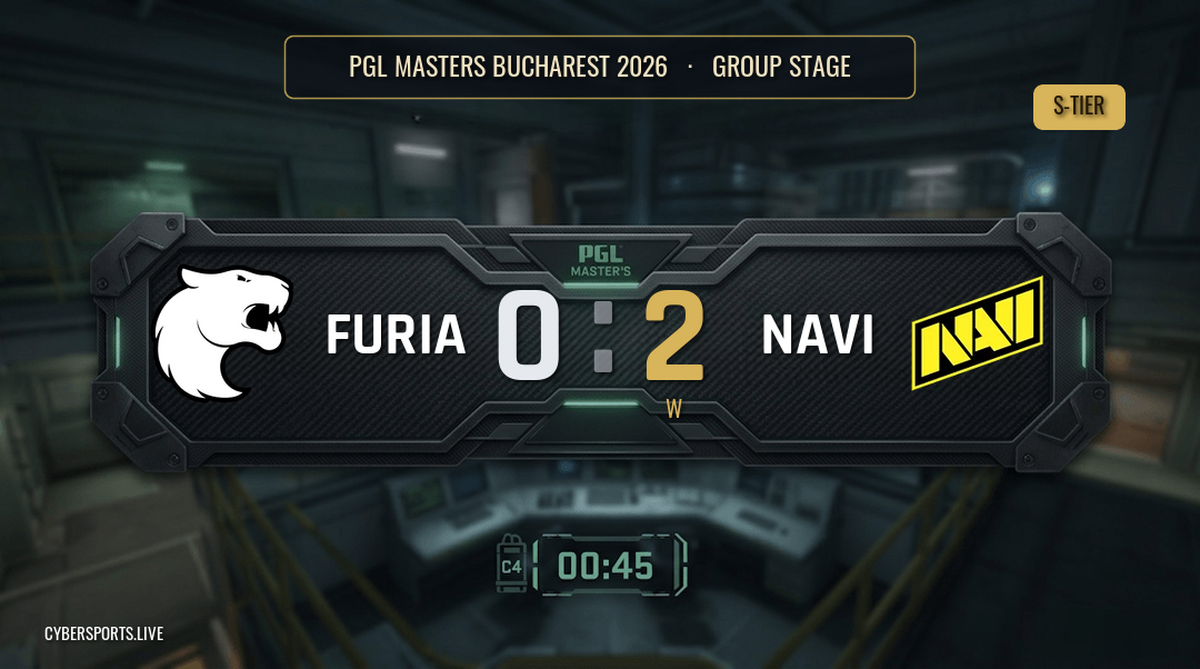 FURIA - Natus Vincere / PGL Masters Bucharest 2026