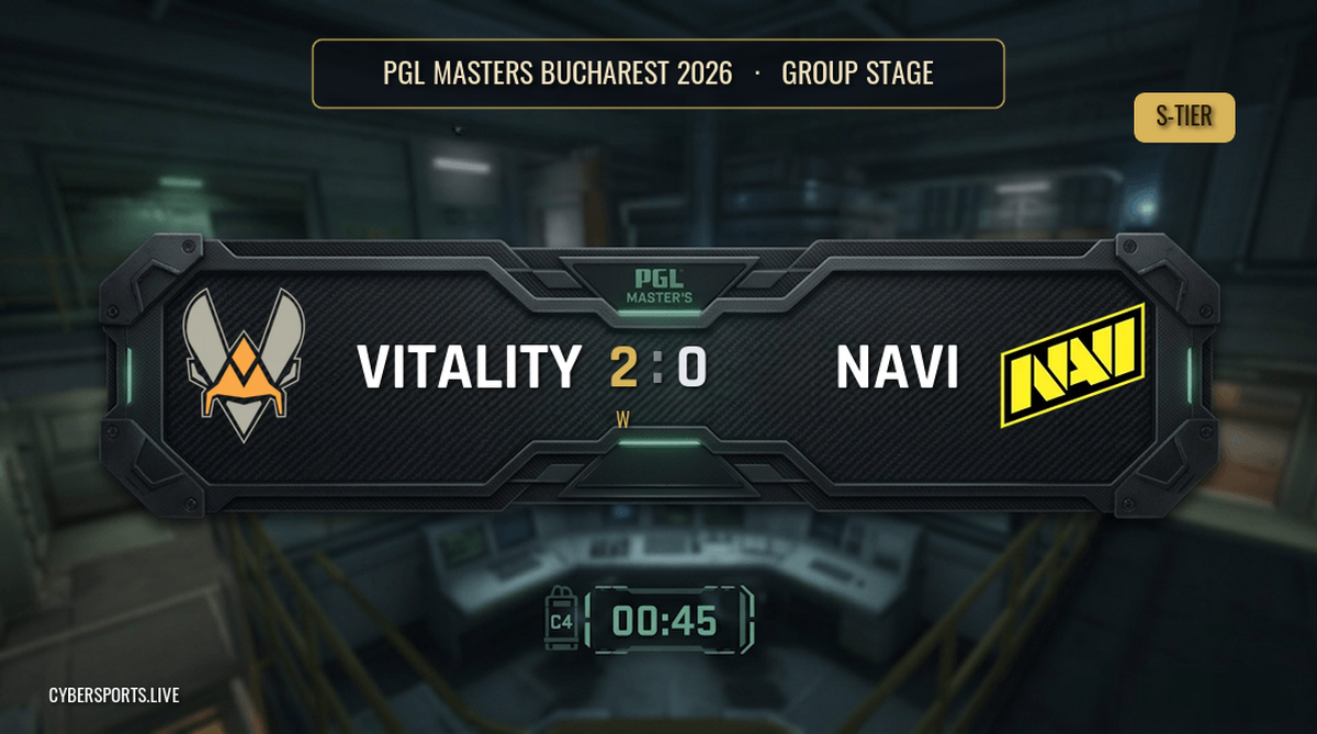 Team Vitality - Natus Vincere / PGL Masters Bucharest 2026