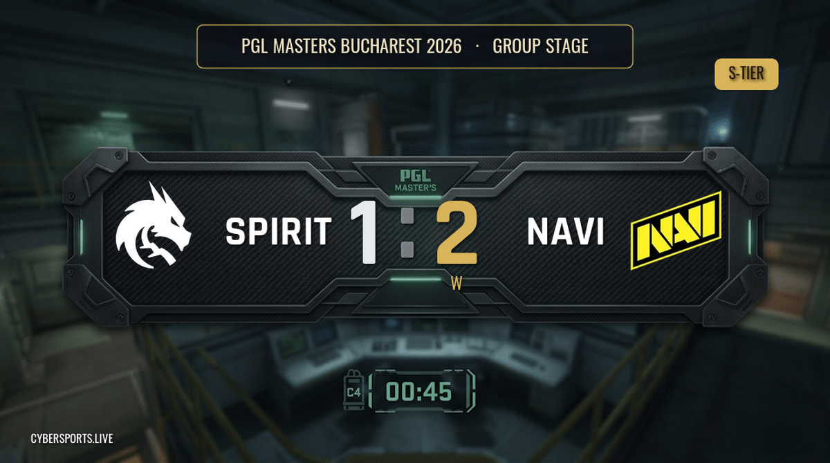 Team Spirit - Natus Vincere / PGL Masters Bucharest 2026