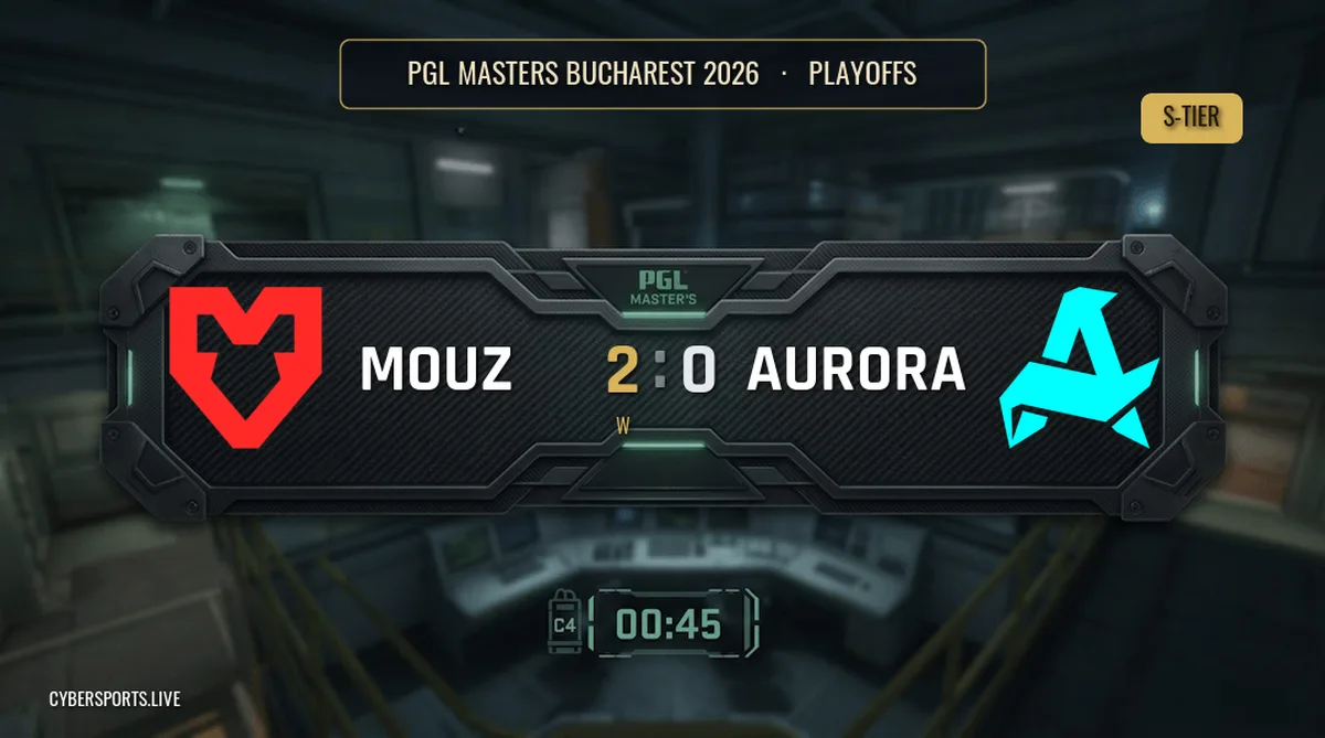MOUZ - Aurora Gaming / PGL Masters Bucharest 2026