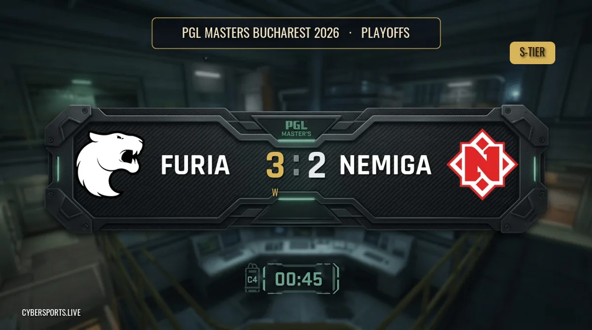 FURIA - Nemiga / PGL Masters Bucharest 2026