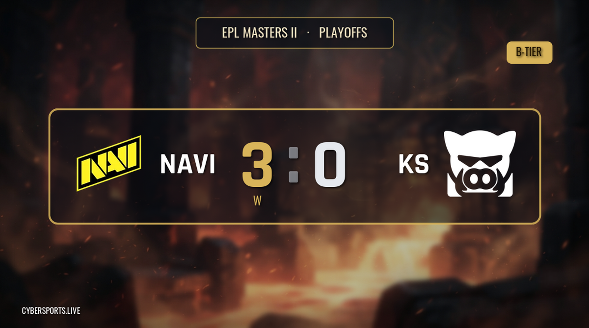 Natus Vincere - Klim Sani4 / EPL Masters II