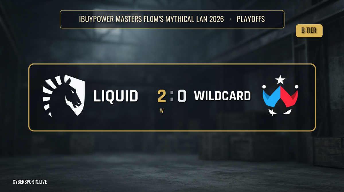 Team Liquid - Wildcard Gaming / iBUYPOWER Masters fl0m’s Mythical LAN 2026