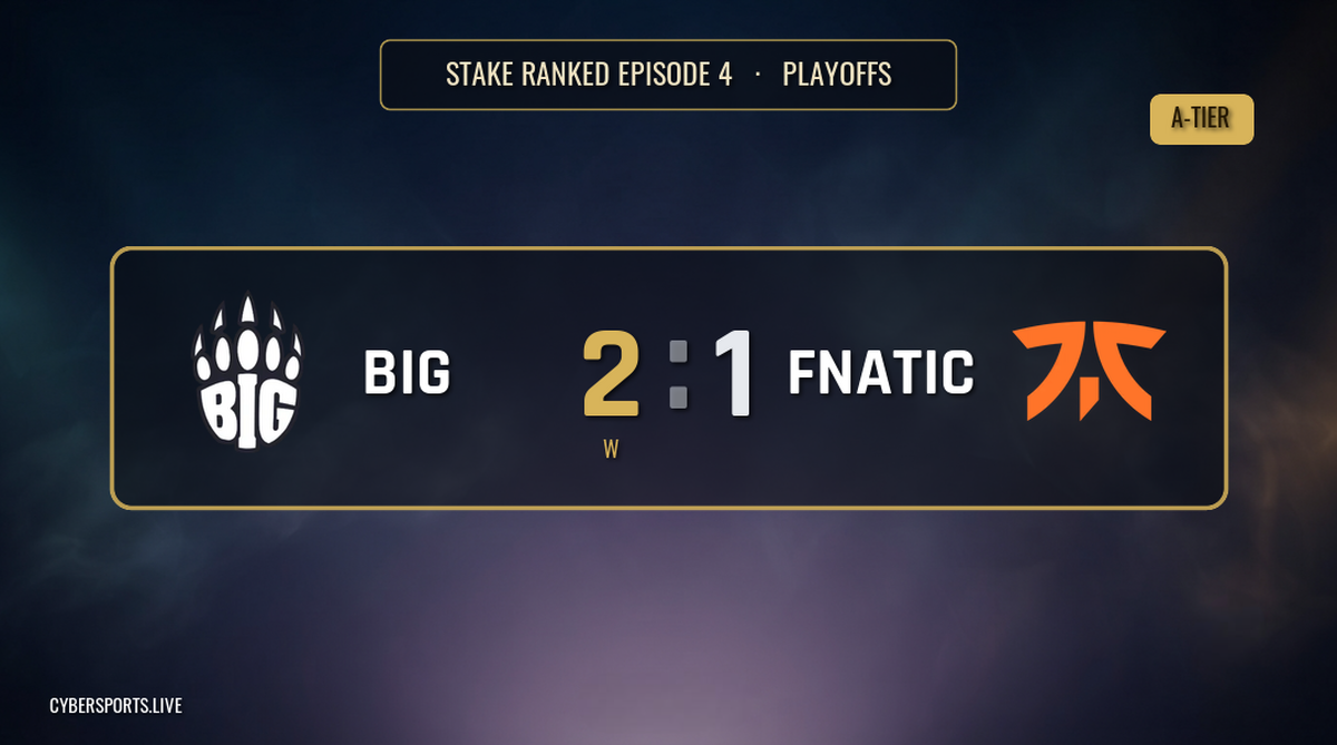 BIG - Fnatic / Stake Ranked Episode 4
