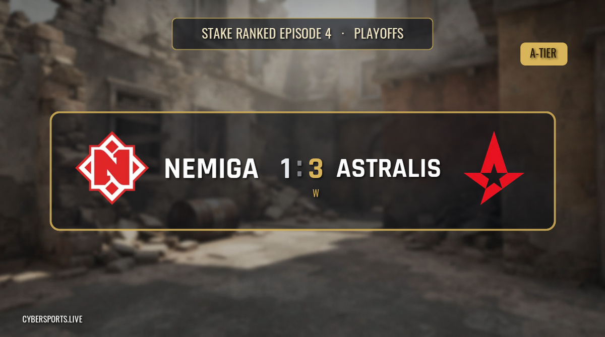 Nemiga - Astralis / Stake Ranked Episode 4