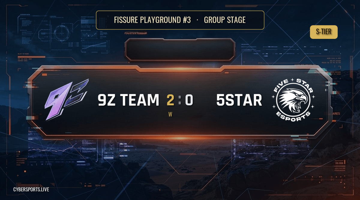 9z Team - 5star eSports / FISSURE Playground #3