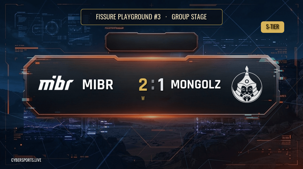 MIBR - The Mongolz / FISSURE Playground #3