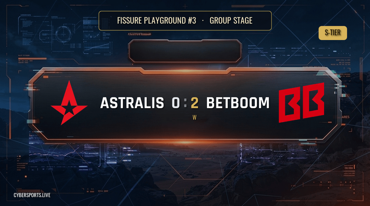 Astralis - BetBoom Team / FISSURE Playground #3