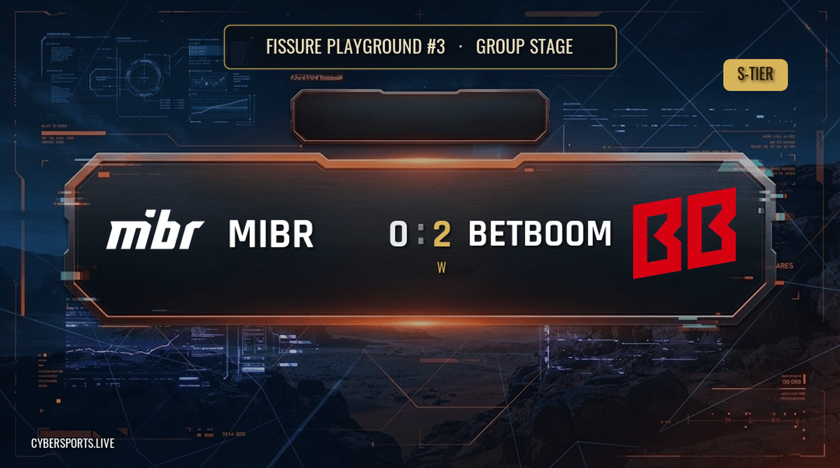 MIBR - BetBoom Team / FISSURE Playground #3