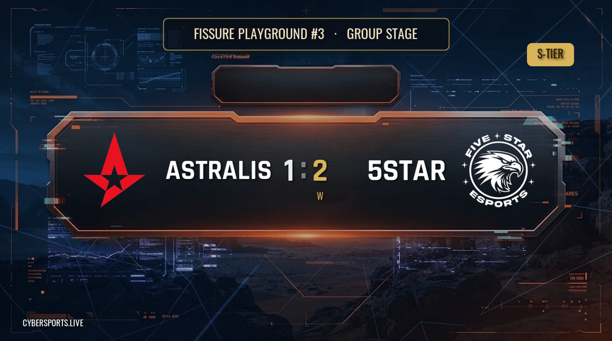 Astralis - 5star eSports / FISSURE Playground #3