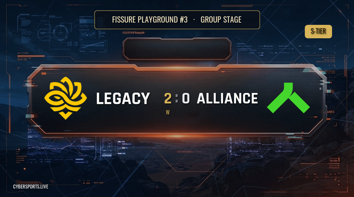 Legacy - Alliance / FISSURE Playground #3