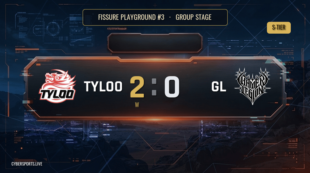 TYLOO - GamerLegion / FISSURE Playground #3