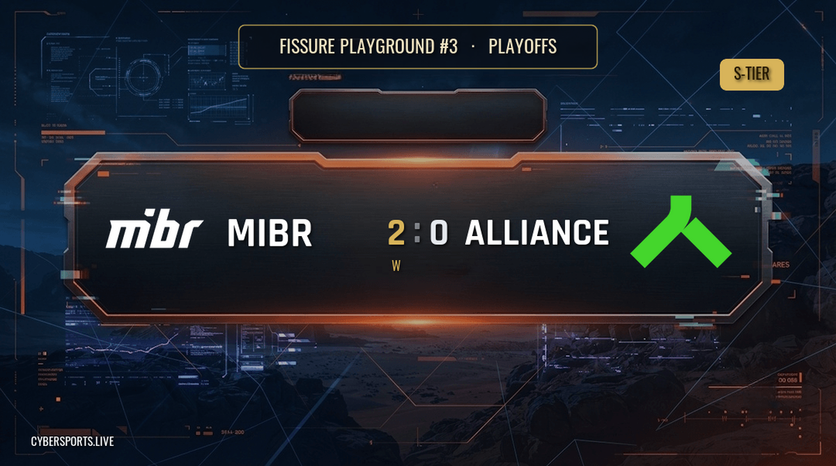 MIBR - Alliance / FISSURE Playground #3