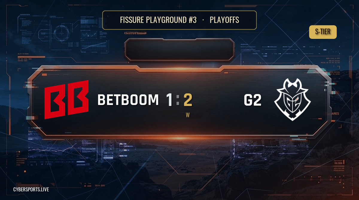 BetBoom Team - G2 Esports / FISSURE Playground #3