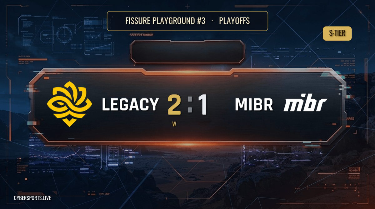 Legacy - MIBR / FISSURE Playground #3