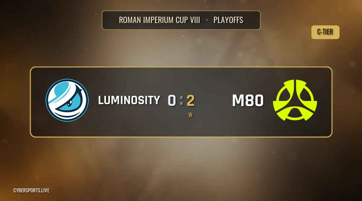 Luminosity Gaming - M80 / Roman Imperium Cup VIII