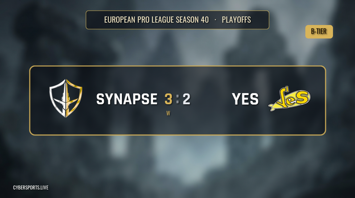 Team Synapse - Yellow Submarine / European Pro League Season 40