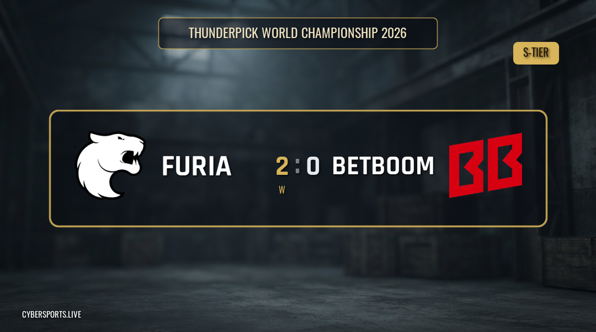 FURIA - BetBoom Team / Thunderpick World Championship 2026
