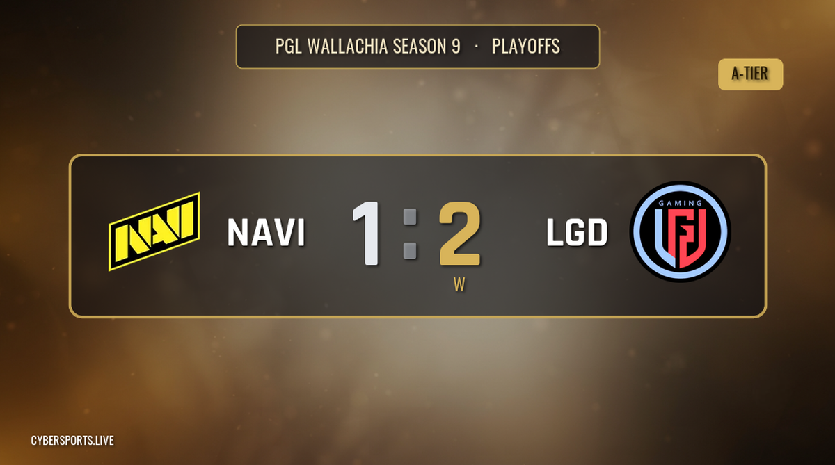 Natus Vincere - LGD Gaming / PGL Wallachia Season 9