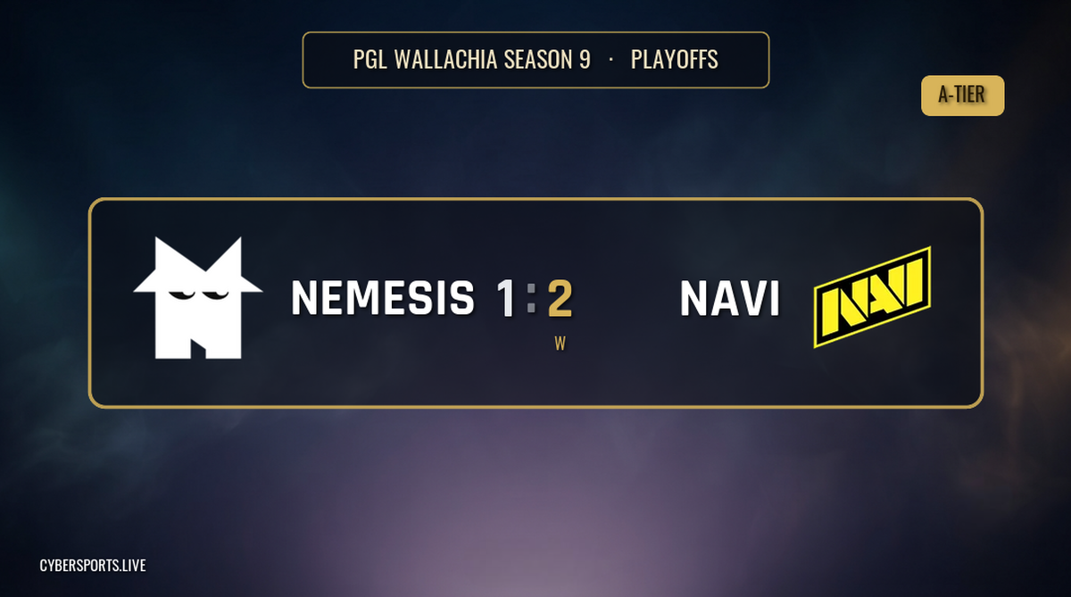 Team Nemesis - Natus Vincere / PGL Wallachia Season 9