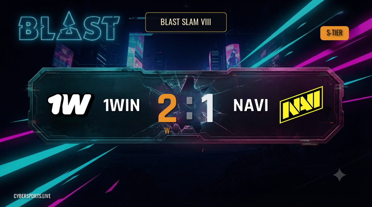 1Win - Natus Vincere / BLAST SLAM VIII