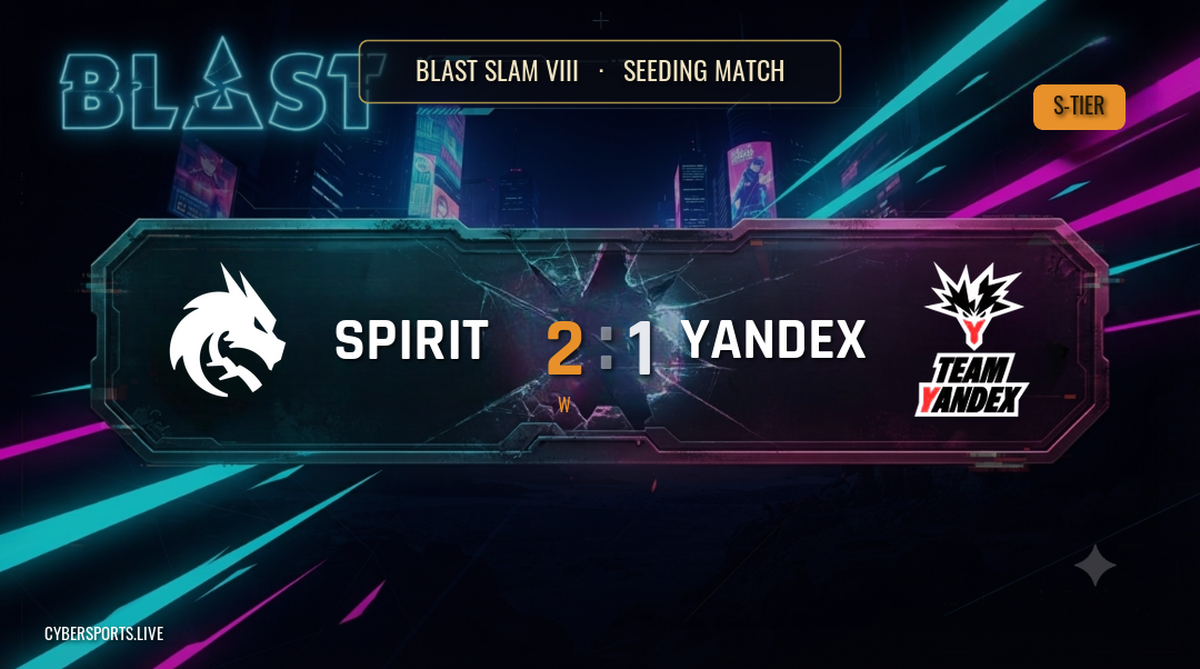 Team Spirit - Team Yandex / BLAST SLAM VIII