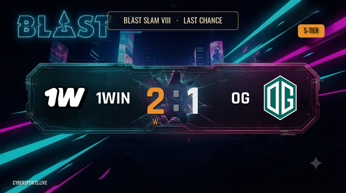 1Win - OG / BLAST SLAM VIII