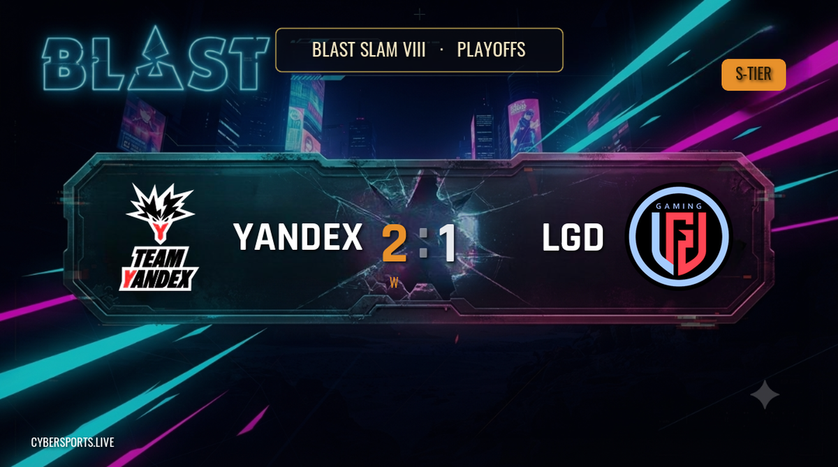 Team Yandex - LGD Gaming / BLAST SLAM VIII