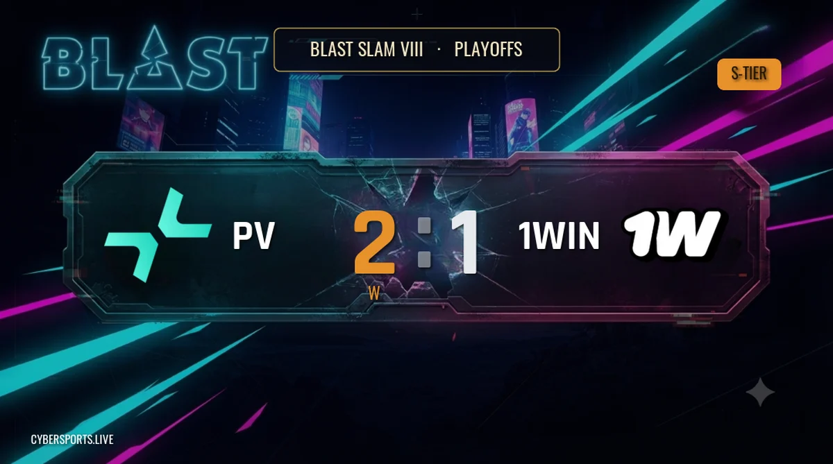 Parivision edge 1Win 2-1 at BLAST SLAM VIII Playoffs