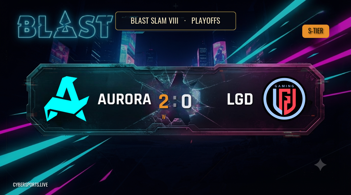 Aurora Gaming - LGD Gaming / BLAST SLAM VIII