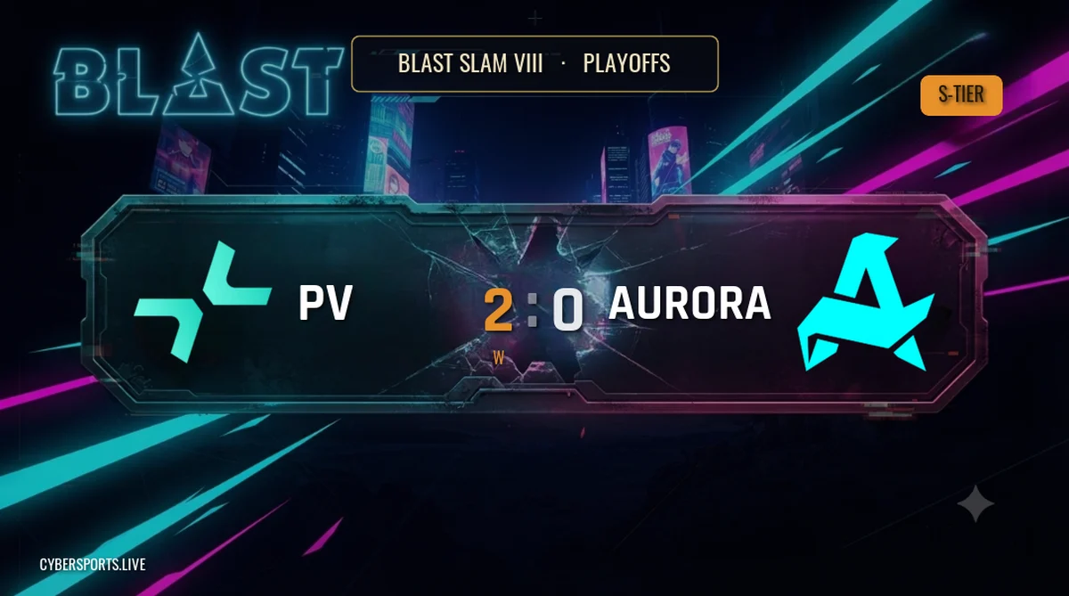 Parivision edge Aurora Gaming 2-0 at BLAST SLAM VIII Playoffs