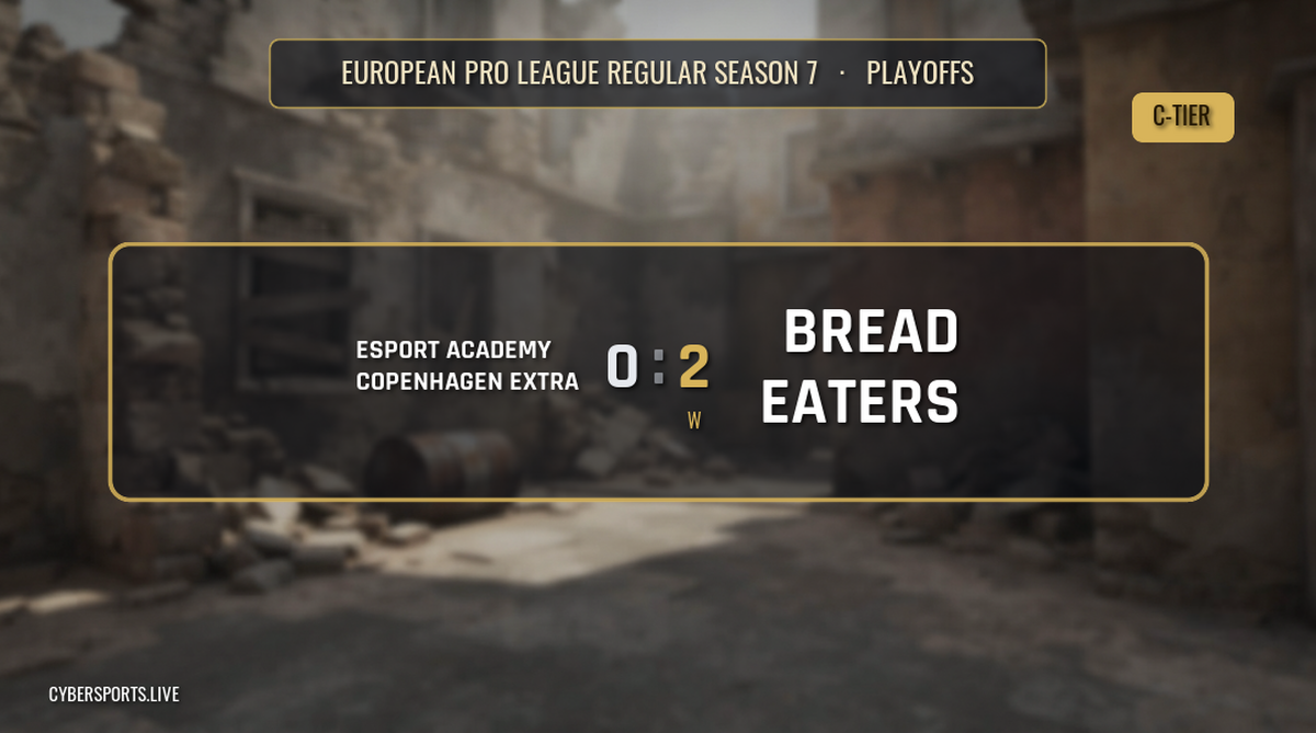Esport Academy Copenhagen Extra - Bread Eaters Esports / European Pro League Regular Season 7