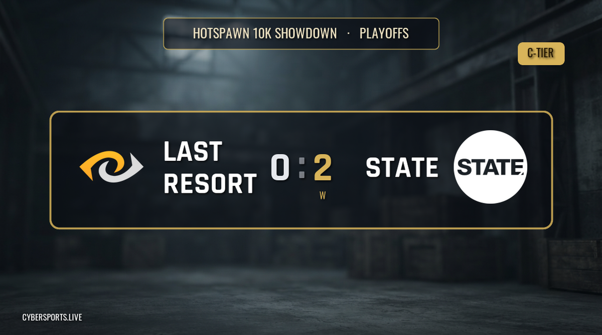The Last Resort - STATE Esport / Hotspawn 10k Showdown